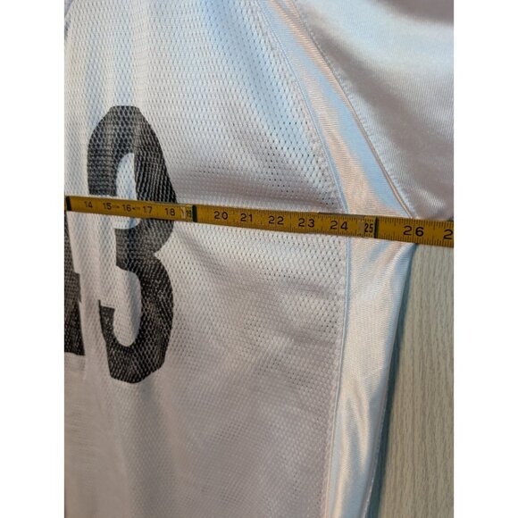 Reebok NFL Pittsburg Steelers Troy Polamalu #43 White Jersey Size XL Distressed - Picture 7 of 8